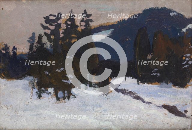 Evening under Koziniec, 1906. Creator: Jan Stanislawski.