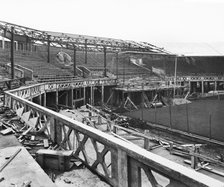 Centre Court under construction, All England Lawn Tennis and Croquet Club, Wimbledon, London, 1922. Artist: Bedford Lemere and Company.