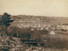 General Brook's Camp Camp near Pine Ridge SD, Jan 17, 1891, 1891. Creator: John C. H. Grabill.