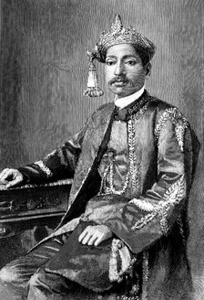 The Rajah of Bhinga, Oude, 1890. Creator: R. Taylor.