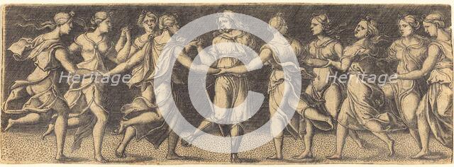Apollo Dancing with the Nine Muses. Creator: Unknown.
