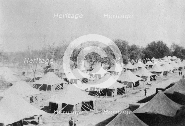 British army encampment, Howshera, 1917. Artist: Unknown