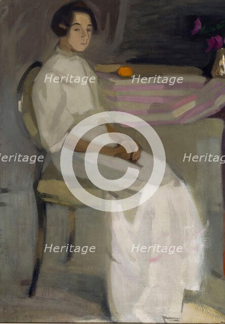 Costume Picture II, 1909. Creator: Schjerfbeck, Helene (1862-1946).