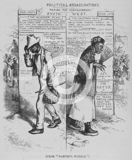 From Harper's Weekly; [Political assassinations- Taking the consequences], 1882. Creator: Unknown.