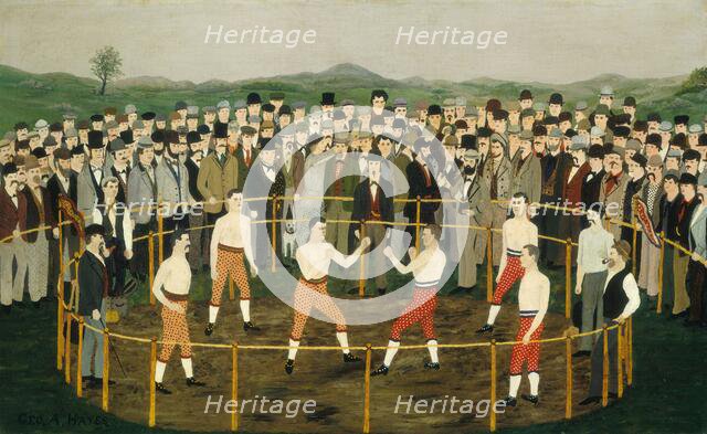 Bare Knuckles, c. 1870/1885. Creator: George A. Hayes.