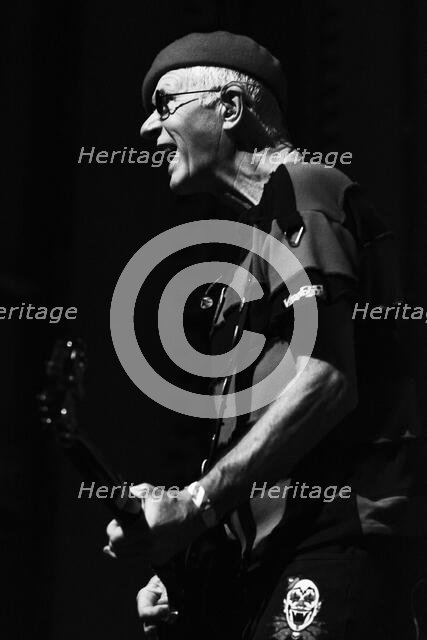 Captain Sensible, The Damned live at Alexandra Palace, London, Apr 2023. Creator: Annapaola Marchesani.