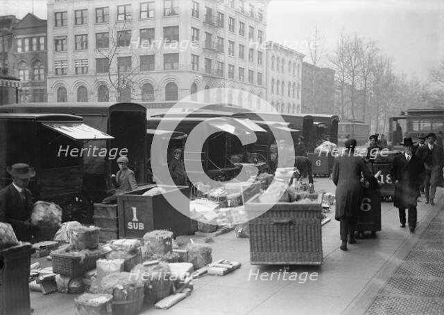 Woodward & Lothrop's Department Store, Washington, D.C. Trucks, 1912. Creator: Unknown.