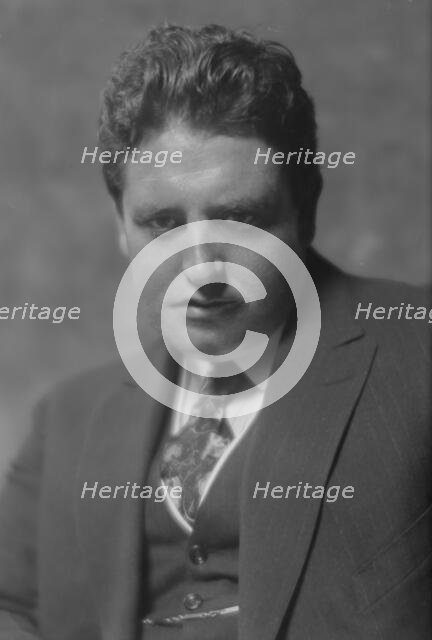 McCormack, John, Mr., portrait photograph, between 1915 and 1926. Creator: Arnold Genthe.