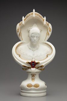 Portrait bust of Marie-Caroline de Bourbon-Sicile, Duchesse de Berry, 1840. Creator: Félicie de Fauveau.