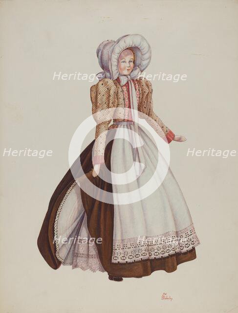 Doll - "Lilla Rosella Hatch", 1935/1942. Creator: Hal Blakeley.