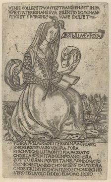European Sibyl, early 15th century. Creator: Unknown.