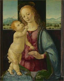 Madonna and Child with a Pomegranate, 1475/1480. Creator: Lorenzo di Credi.