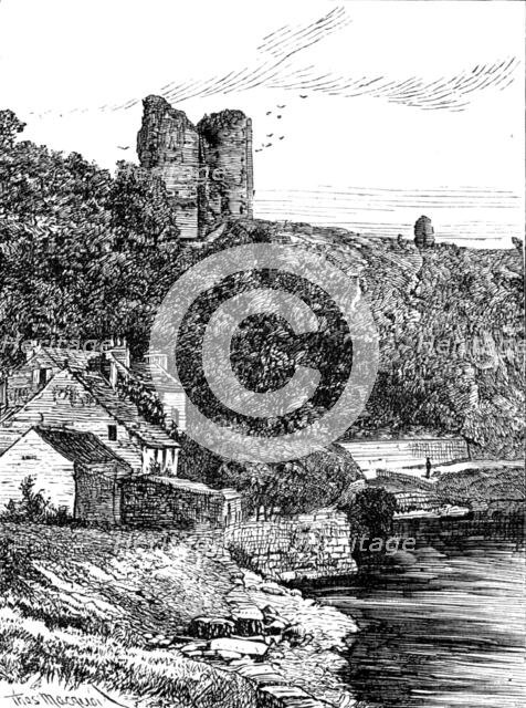 Sketches in Nidderdale, Yorkshire: Knaresborough Castle, 1883. Creator: Unknown.