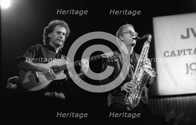 Lee Ritenour and Tom Scott, JVC Capital Jazz Festival, Royal Festival Hall, London, 7.88. Creator: Brian O'Connor.