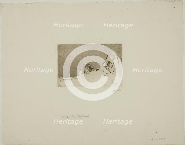 The Dead Girl, 1884. Creator: Jean Louis Forain.