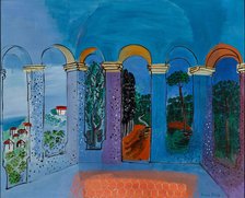 La Terrasse à Vallauris, 1927. Creator: Dufy, Raoul (1877-1953).