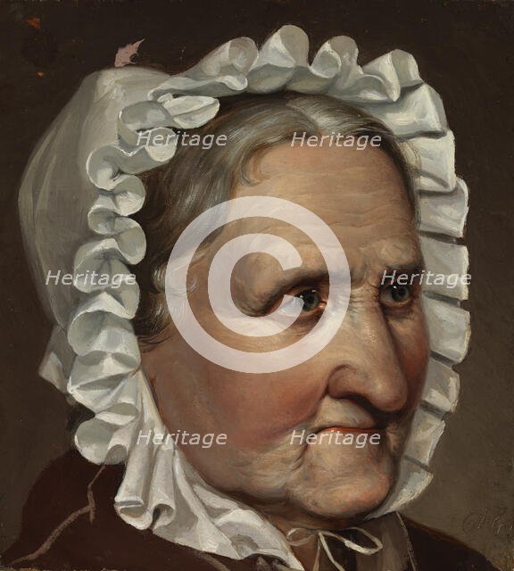 Study Head, 1854-1855. Creator: Karl Anders Ekman.