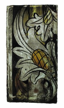 Glass Fragment, European, early 16th century. Creator: Unknown.