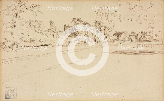 House in Hammersmith. Creator: Charles Samuel Keene (British, 1823-1891).