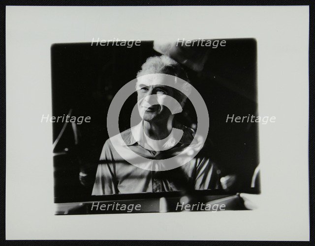 Dave Brubeck at the piano, Stroud Leisure Centre, Gloucestershire, 23 May 1981. Artist: Denis Williams