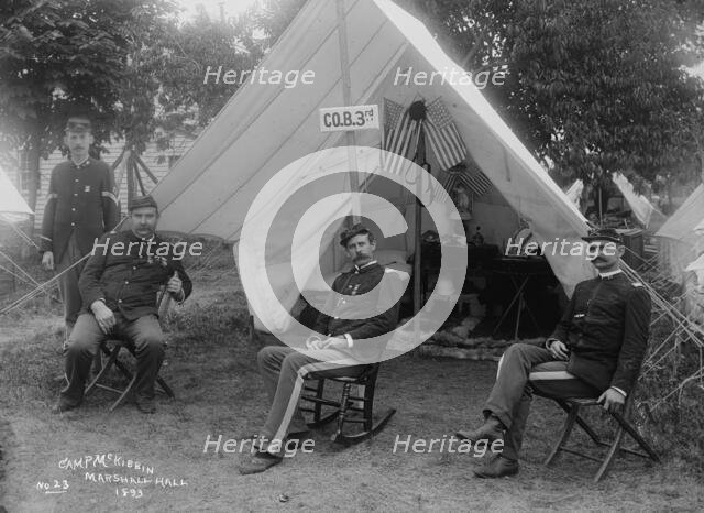 Co. B. 3rd Batl, 1893. Creator: Unknown.