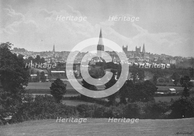 'Exeter, from Barley', c1896. Artist: Denney & Co.