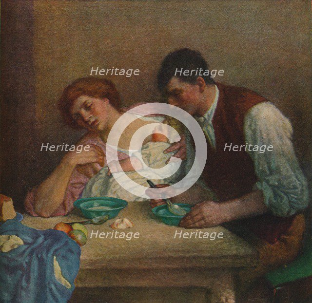 Supper Time, 1905, (1906). Artist: William Strang