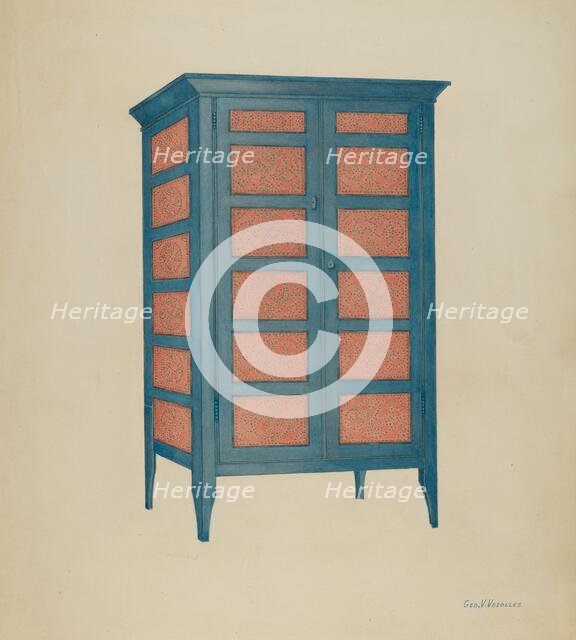 Food Safe, c. 1939. Creator: George V. Vezolles.