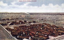 Union Stock Yards, Chicago, Illinois, USA, 1910. Artist: Unknown