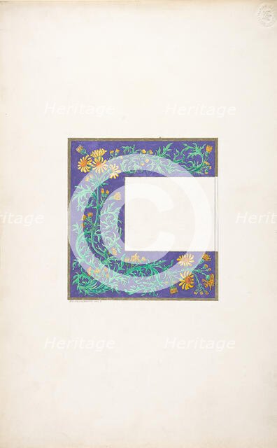 Decorated Border, 1830-62. Creator: Freeman Gage Delamotte.