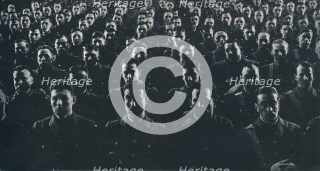 'Attentive audience', 1941. Artist: Cecil Beaton.