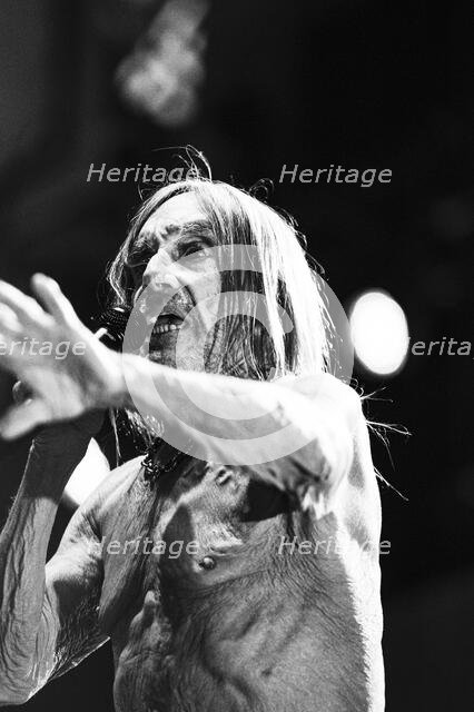 Iggy Pop performing live at the Alexandra Palace, London, 28 May 2025. Creator: Annapaola Marchesani.