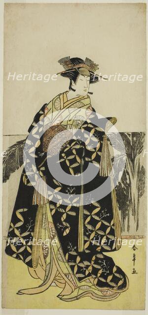 The Actor Nakayama Tomisaburo I in an Unidentified Role, Japan, c. 1788. Creator: Shunsho.