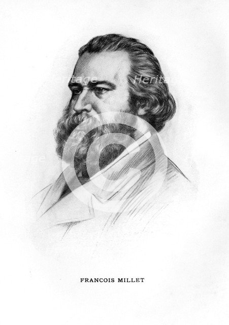 Jean-Francois Millet, French painter, (1912). Artist: Unknown