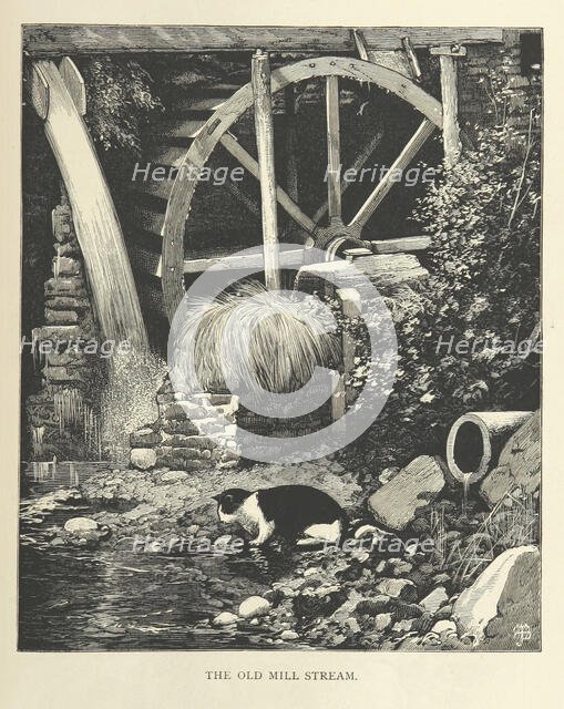 The Old Mill Stream, 1879.  Creator: Unknown.