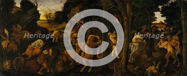 A Hunting Scene, ca. 1494-1500. Creator: Piero di Cosimo.