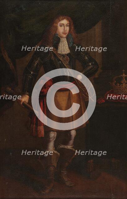 Portrait of King Afonso VI of Portugal (1643-1683), 17th century. Creator: Anonymous.