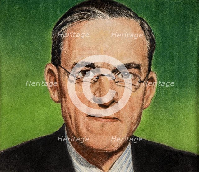 Sir Stafford Cripps, c1944. Creators: William Timym, Central Office of Information.