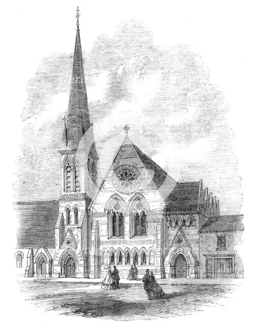 The new Wesleyan Chapel, at Aston Villa, Lozells, Birmingham, 1865. Creator: Unknown.