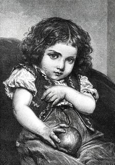 "The Spoiled Child" by M. Piot, from a photograph by the Berlin Photographic Company, 1876. Creator: Unknown.