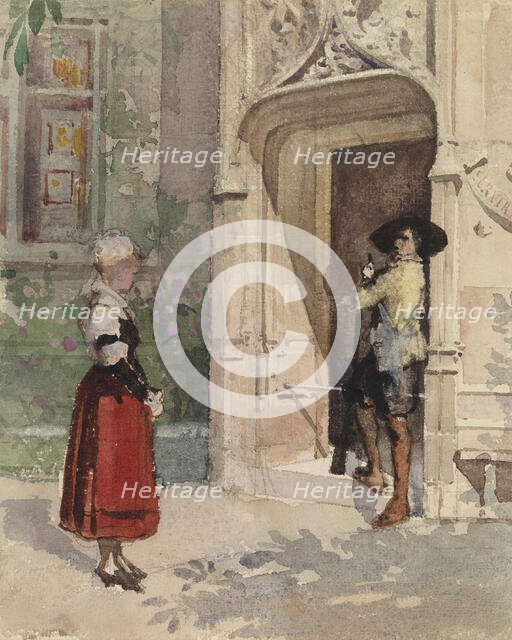 Bertel and Kätchen, c1890s. Creator: Albert Edelfelt.