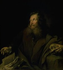 Wax Modeller Simon as St. Jerome, 1665. Creator: Henrich Dittmers.