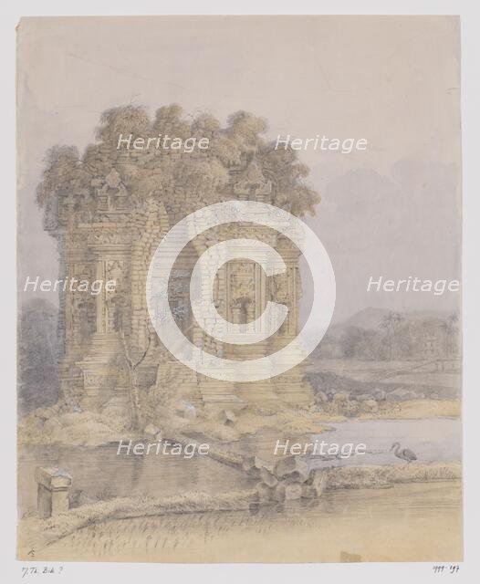 Candi Kalasan, near Yogyakarta, Central Java, 1817. Creator: Adrianus Johannes Bik.