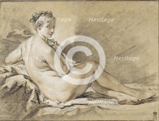 Study of a Female Nude, 1740.