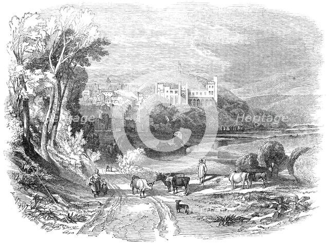 Arundel Castle and Town, 1845. Creator: Unknown.