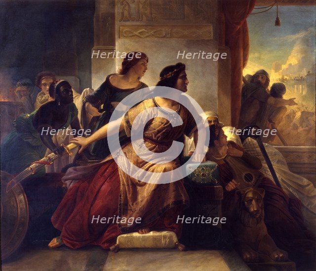 Semiramis, 1852. Artist: Koehler, Christian (1809-1861)