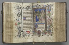 Hours of Charles the Noble, King of Navarre (1361-1425): fol. 87v, Text, c. 1405. Creator: Master of the Brussels Initials and Associates (French).