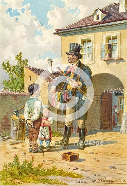 The Bandelchanker, around 1848. Creator: Franz Gerasch.