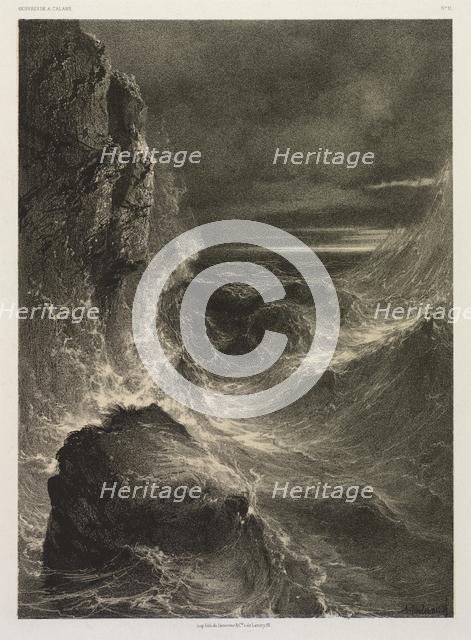 La Mer, 1851. Creator: Alexandre Calame (Swiss, 1810-1864).