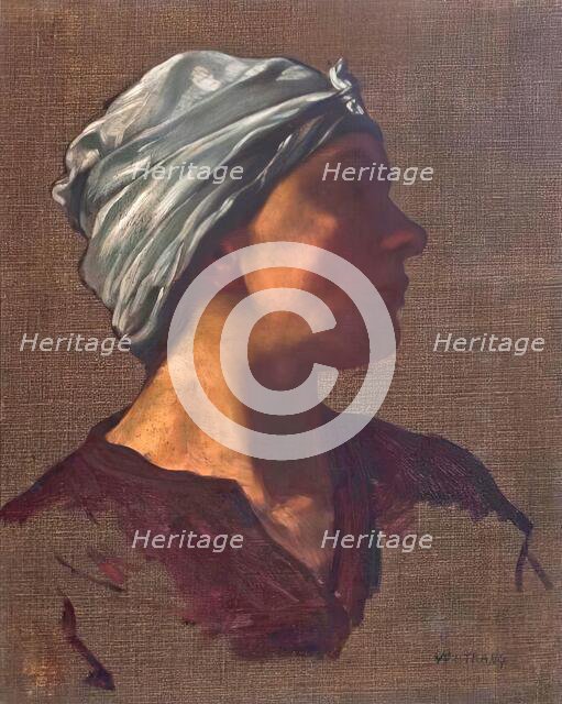 Mrs Strang, 1882. Creator: William Strang.